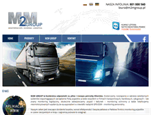 Tablet Screenshot of m2mgroup.pl